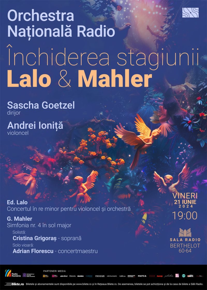 Dirijorul Sascha Goetzel și violoncelistul Andrei Ioniță închid stagiunea la Sala Radio
