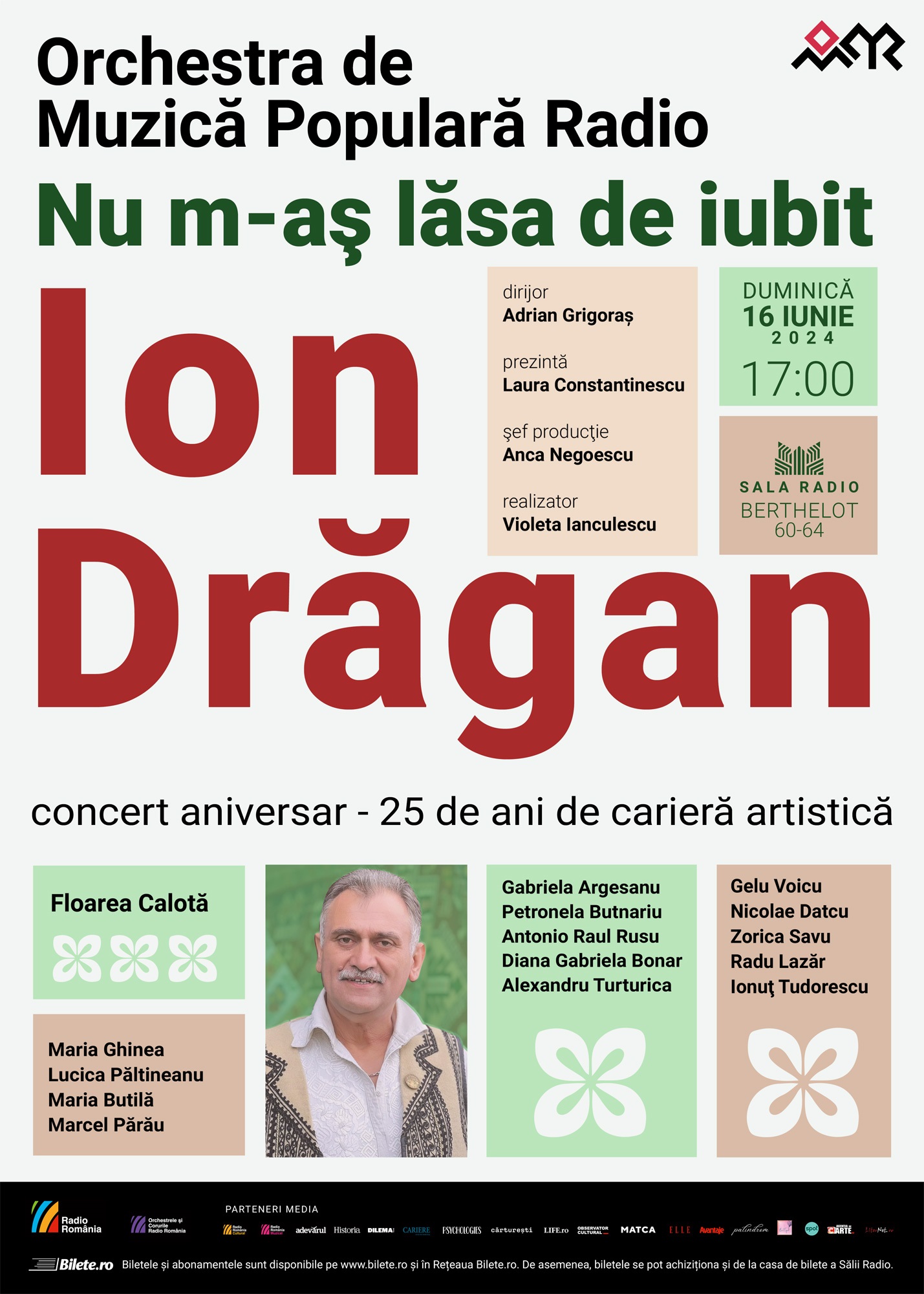 Concert folcloric aniversar – Ion Drăgan, 25 de ani de carieră artistică