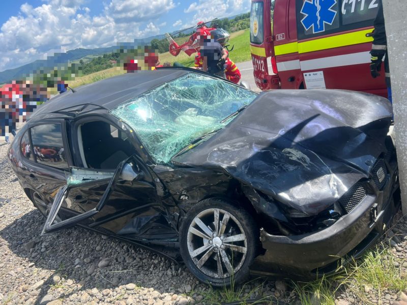 Circulație blocată în județul Mureș, din cauza unui accident Circulație blocată în județul Mureș, din cauza unui accident