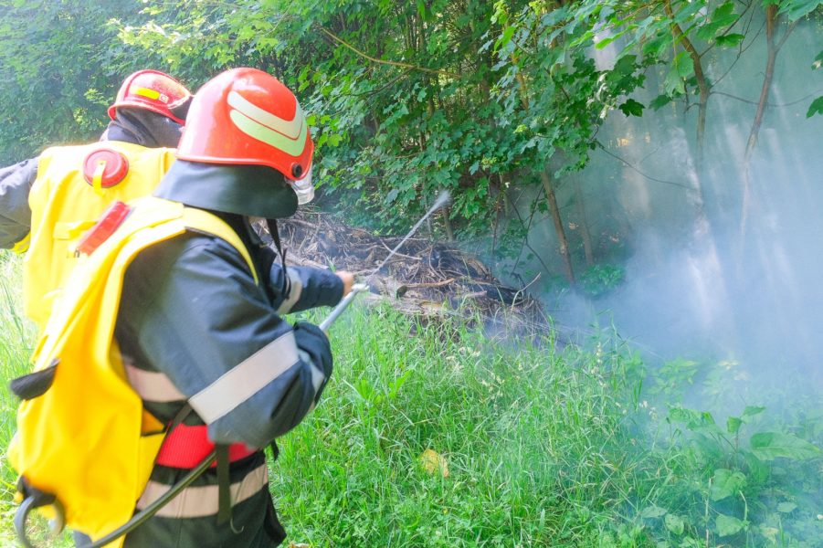 Pompierii brașoveni avertizează asupra riscului producerii incendiilor de vegetație