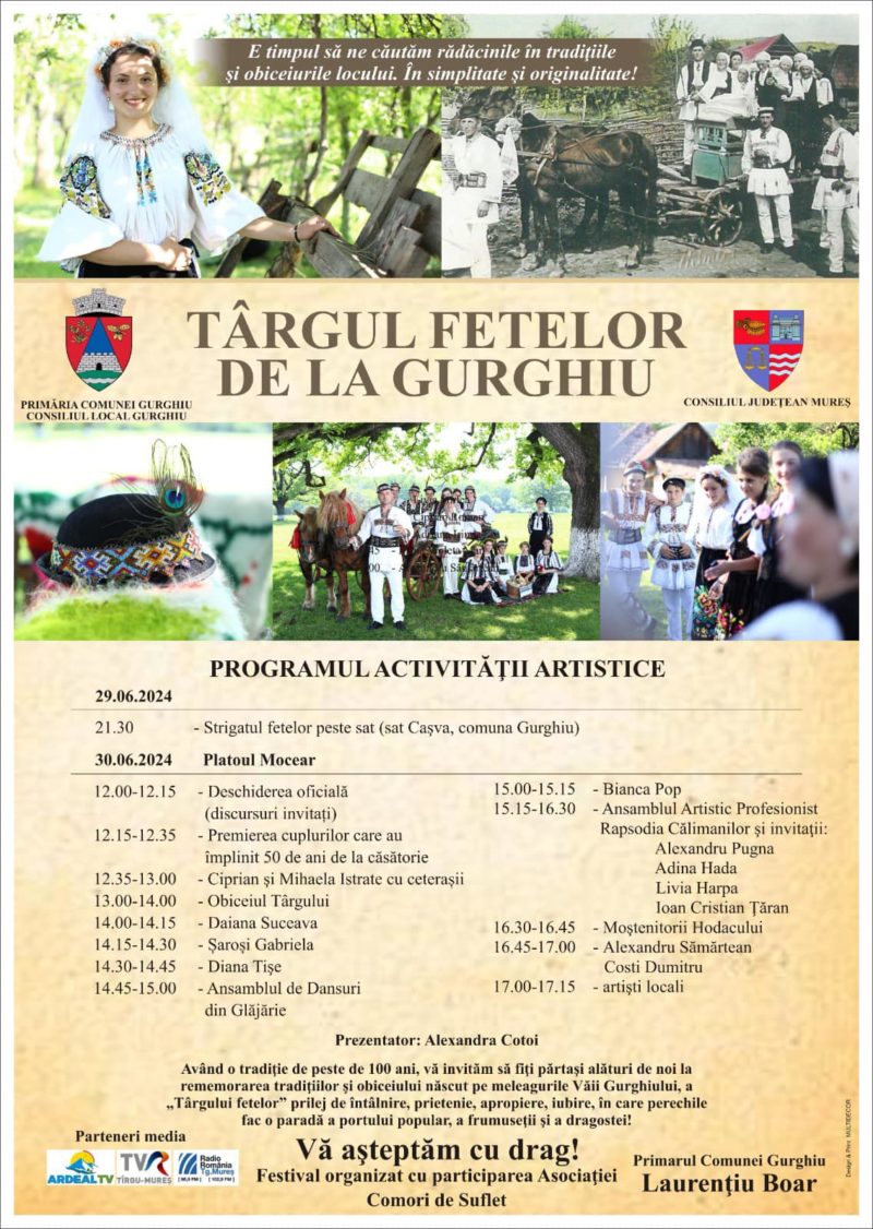 O nouă ediție a Târgului Fetelor de la Gurghiu
