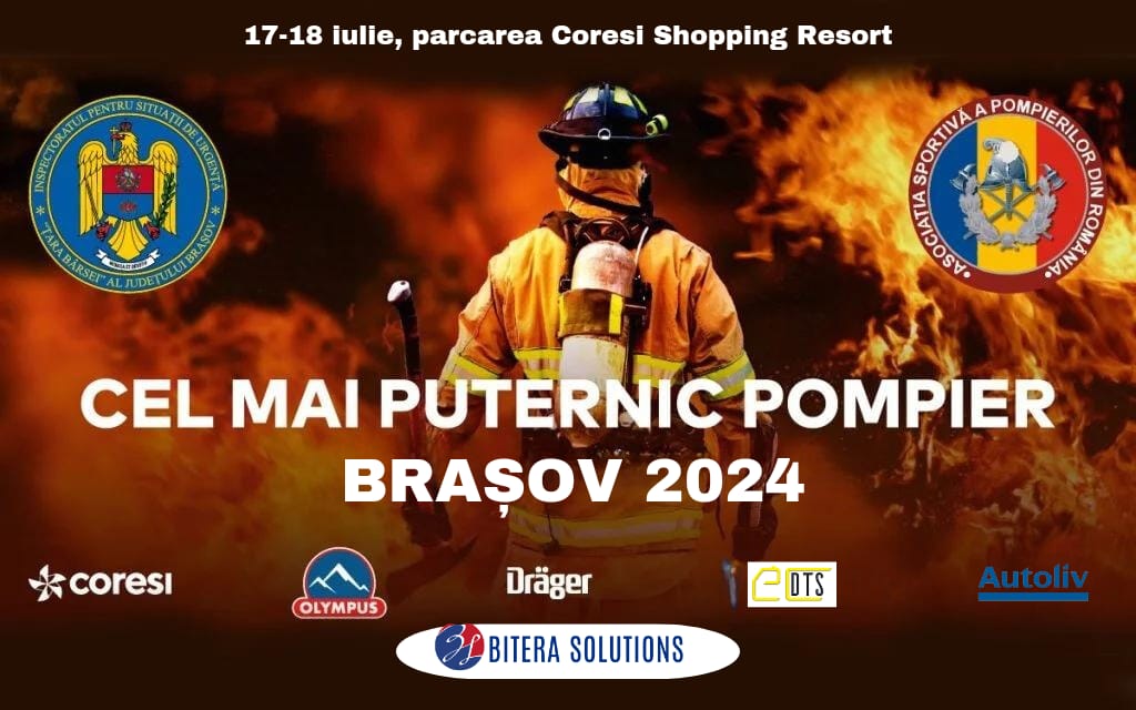 Etapa naţională a concursului „Cel mai puternic pompier” va avea loc la Braşov