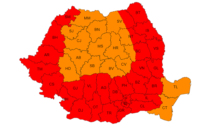 Valul de căldură sufocantă continuă şi în următoarele zile