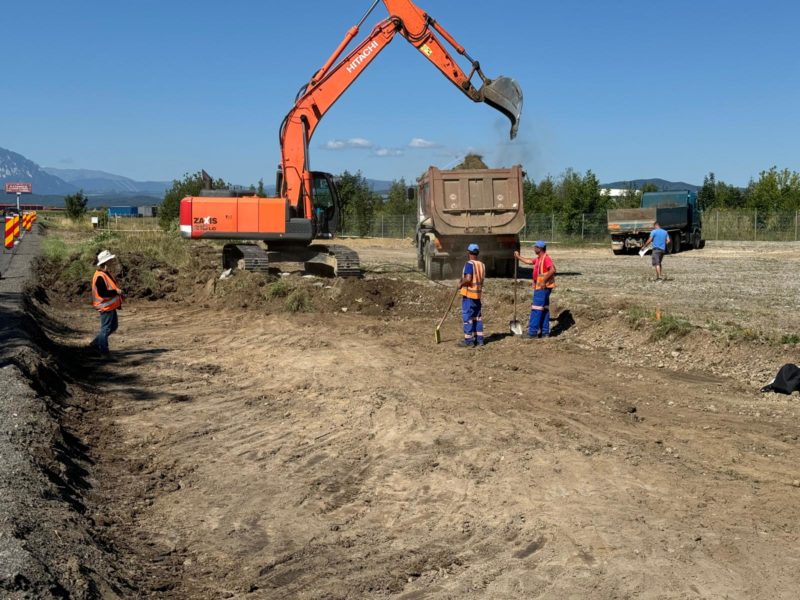 A început lărgirea DN73 de la ieșirea din Brașov până la Cristian
