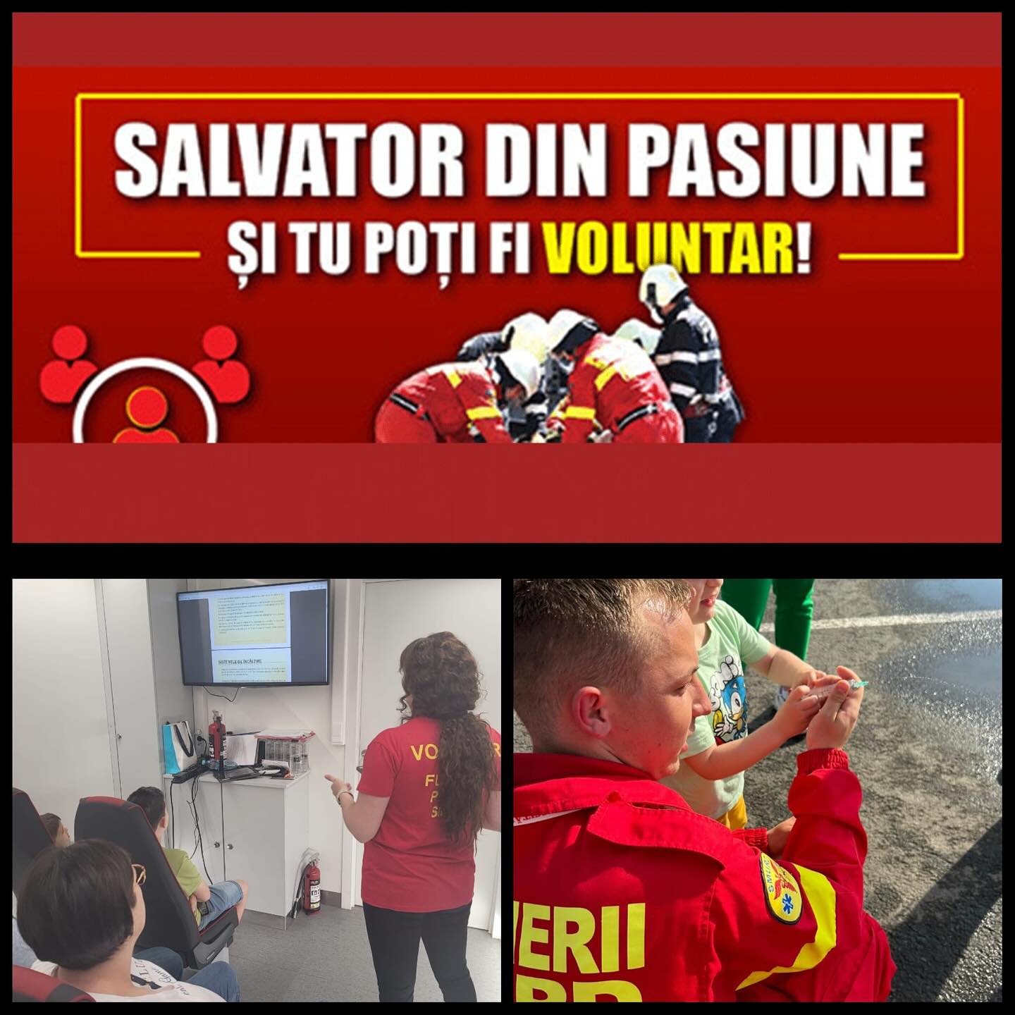 ISU Mureș caută voluntari în cadrul programului „Salvator din pasiune”