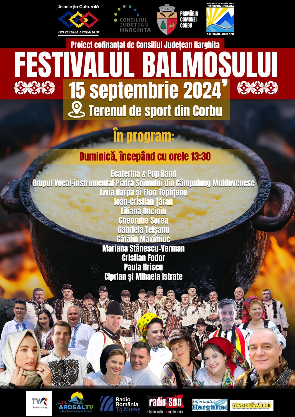 „Festivalul Balmoșului”, în comuna Corbu din Harghita