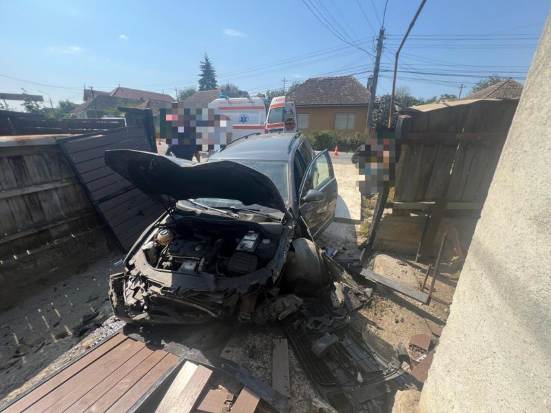 Grav accident rutier, produs în localitatea mureșeană Chendu