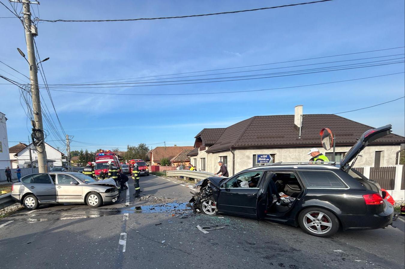 Accident rutier pe raza localității mureșene Seuca
