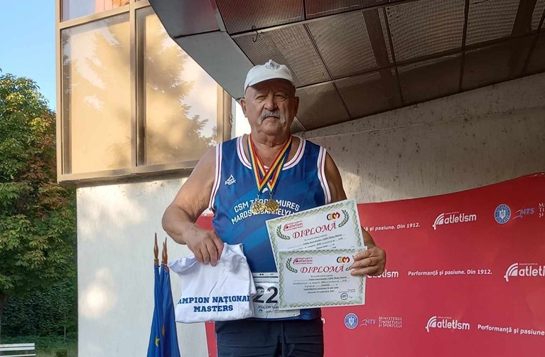 Mureșeanul Fülöp Csaba, 4 medalii de aur la Naționalele pentru veterani