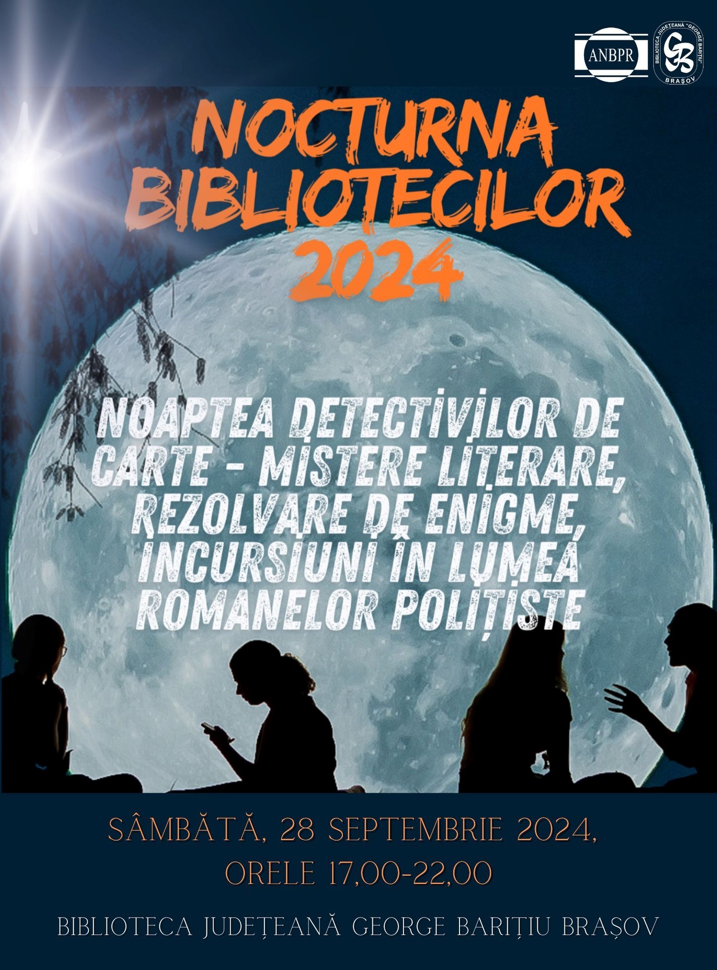 Brașovenii devin sâmbătă „detectivi ai cărților”, la Nocturna Bibliotecilor