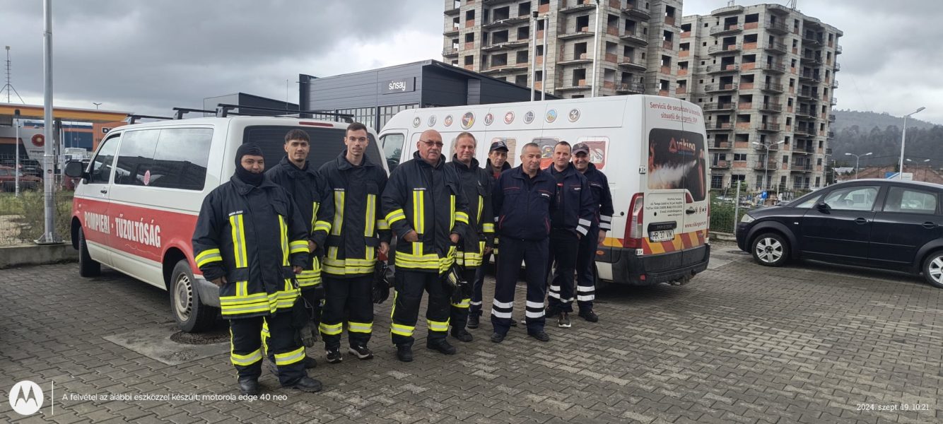 Harghita: Pompierii voluntari organizează o nouă colectă pentru sinistraţii din Galaţi