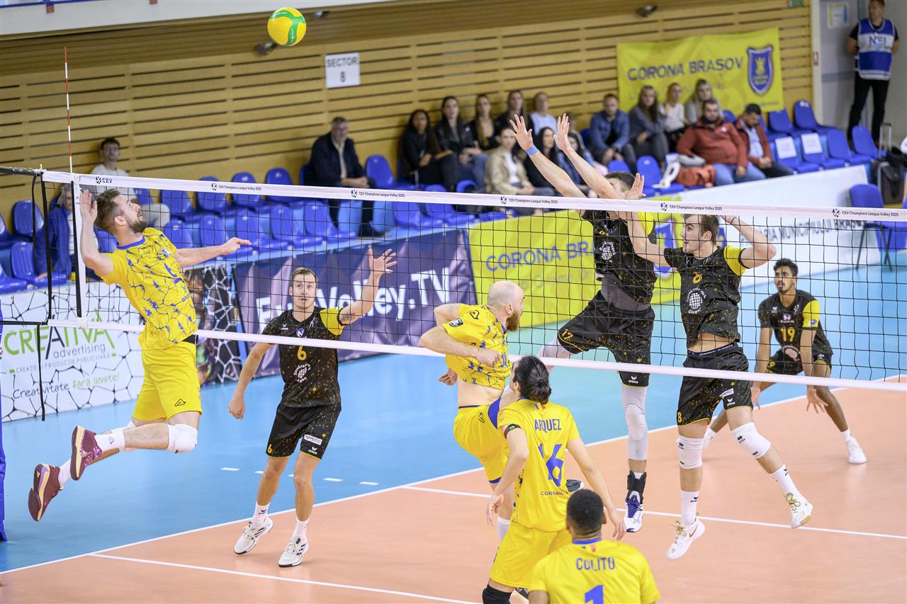 Voleibaliștii brașoveni, la un pas de grupele Ligii Campionilor