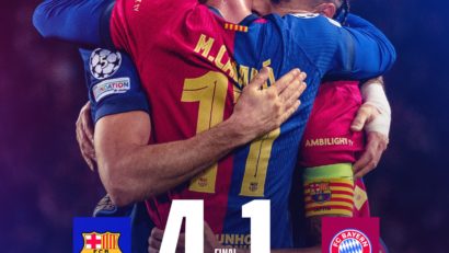 UCL: Barça a spulberat pe Bayern