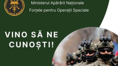 Forțele pentru Operații Speciale participă la târgul de joburi ,,Noaptea companiilor”