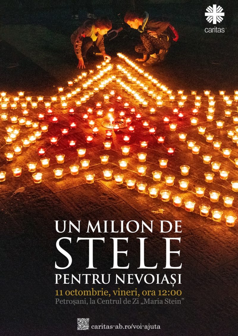 Un milion de stele pentru nevoiași, pe 11 octombrie