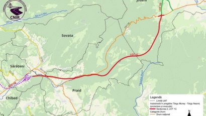 Contract lansat în licitaţie pentru secţiunea montană a autostrăzii A8