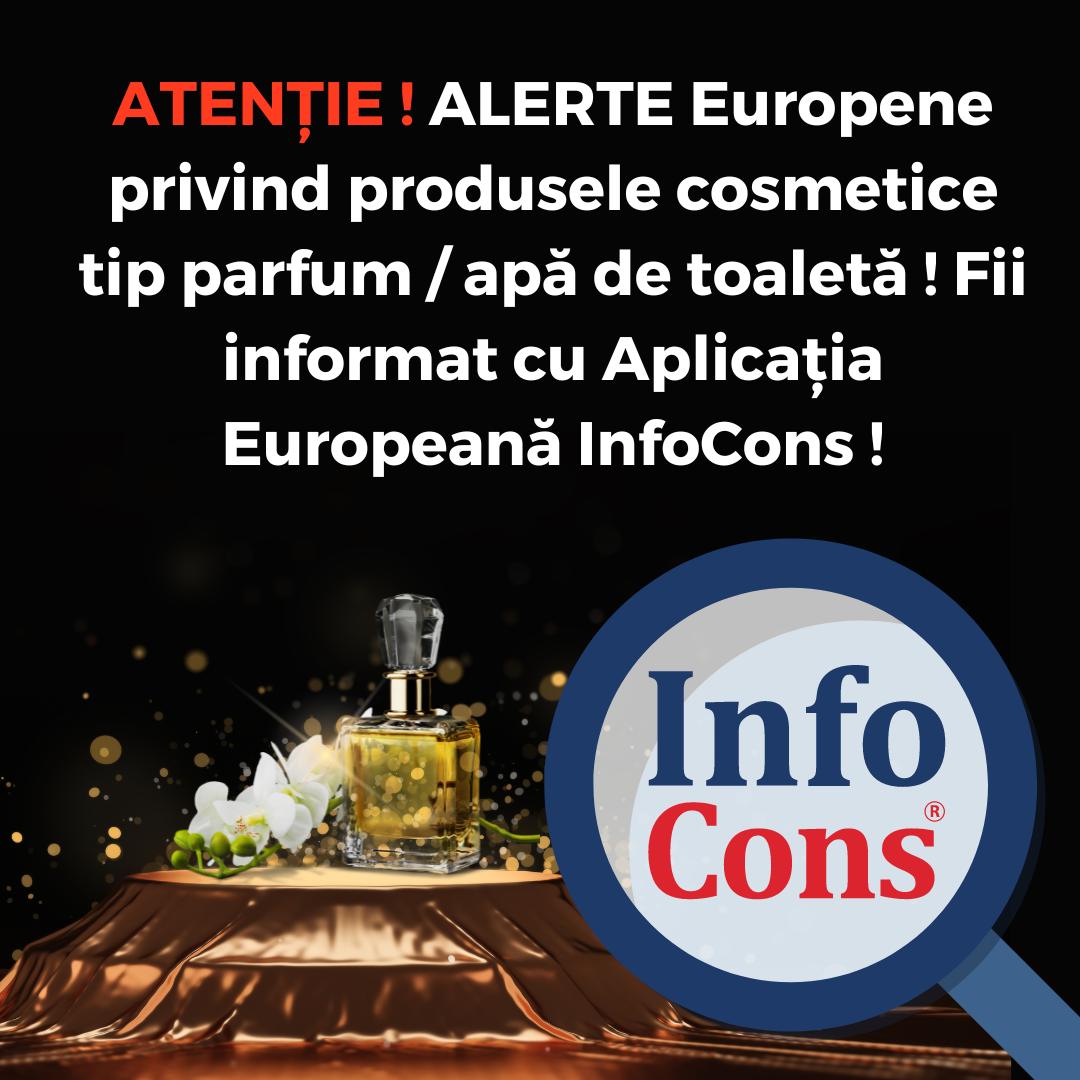 Alerte InfoCons cu privire la parfumuri de lux, nocive pentru sănătate