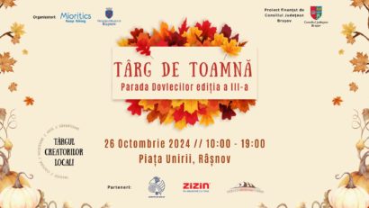 Braşov: Parada Dovlecilor şi Târgul de Toamnă – sâmbătă, la Râşnov
