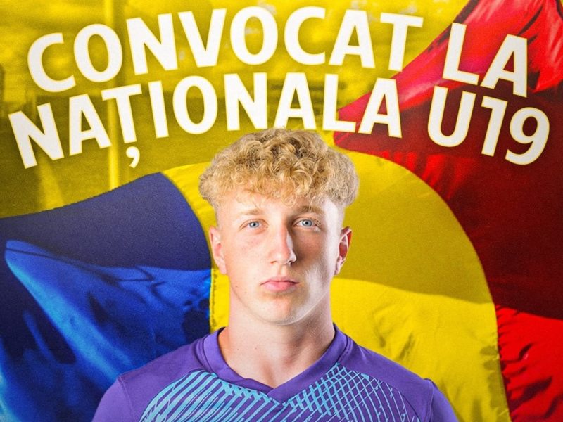 Alin Chinteș de la Unirea Ungheni, la naționala U19