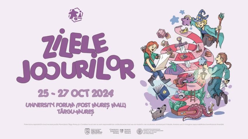 Cel mai mare festival de board games din România revine la Târgu Mureș