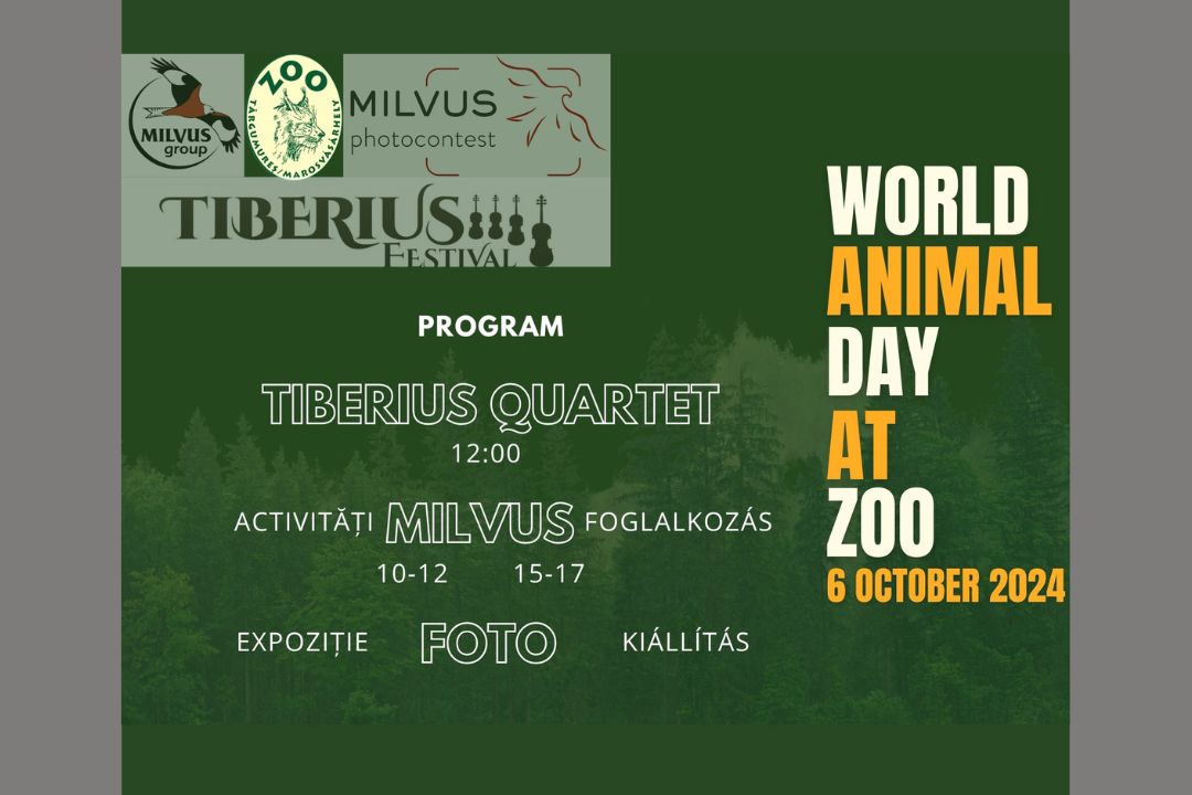 Ziua Mondială a Animalelor, sărbătorită la Grădina Zoologică Târgu Mureș