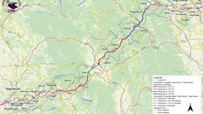 Proiectul ultimului lot montan din viitoarea autostradă A8, Târgu Mureş – Târgu Neamţ a fost postat în SEAP