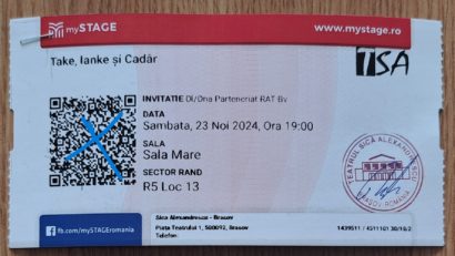 RATBV vă invită din nou la teatru