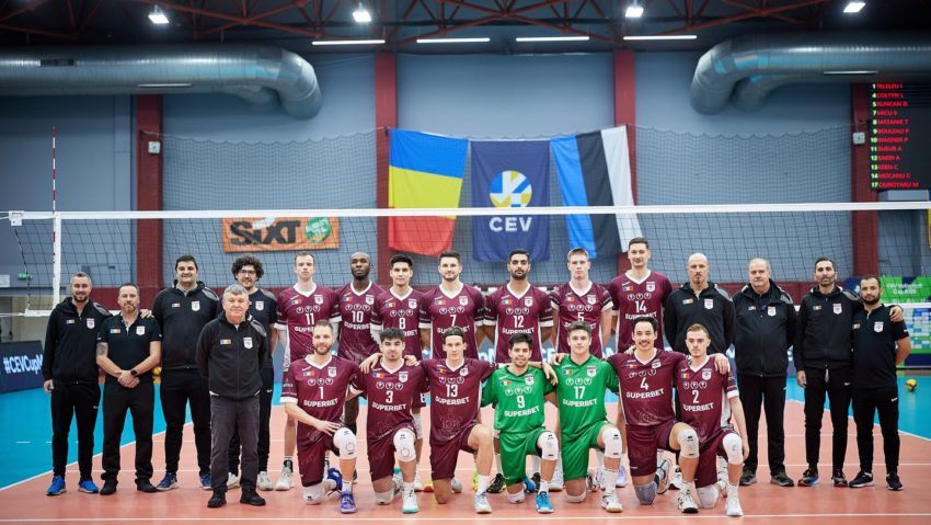 Rapid a părăsit Cupa CEV la volei masculin