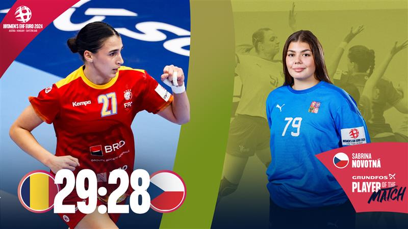 Handbalistele tricolore, victorie cu Cehia