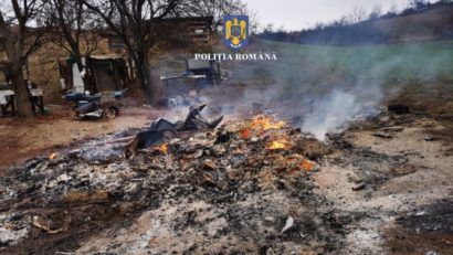Mureșean, reținut pentru incendierea unei rulote