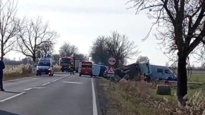Accident rutier în localitatea Luieriu, din județul Mureș