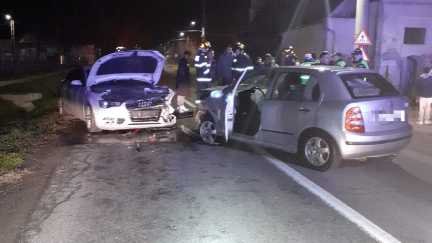 Accident rutier în localitatea Suplac Accident rutier în localitatea Suplac
