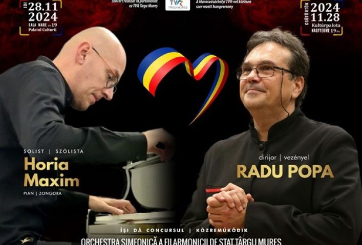 Horia Maxim, primul artist care va cânta la noul pian al Filarmonicii de Stat din Târgu Mureş