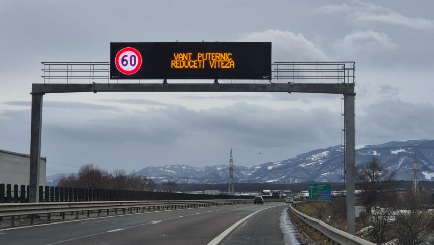S-a redeschis traficul pe autostrada A1, între Sibiu și Boița
