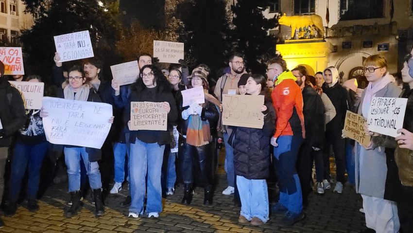 Protest pro Europa la Târgu Mureș 
