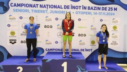 Târgumureșeanca Sántha Nóra, pe podium la Naționalele de înot