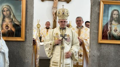 Sfințirea bisericii greco-catolice din Sângeorgiu de Mureș, jud. Mureș