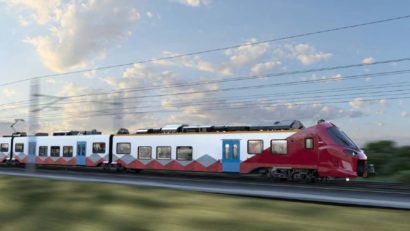 Prima cursă a noului tren electric pe ruta Bucureşti-Braşov