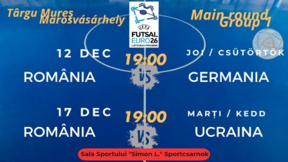 Futsal european la Tg.Mureș