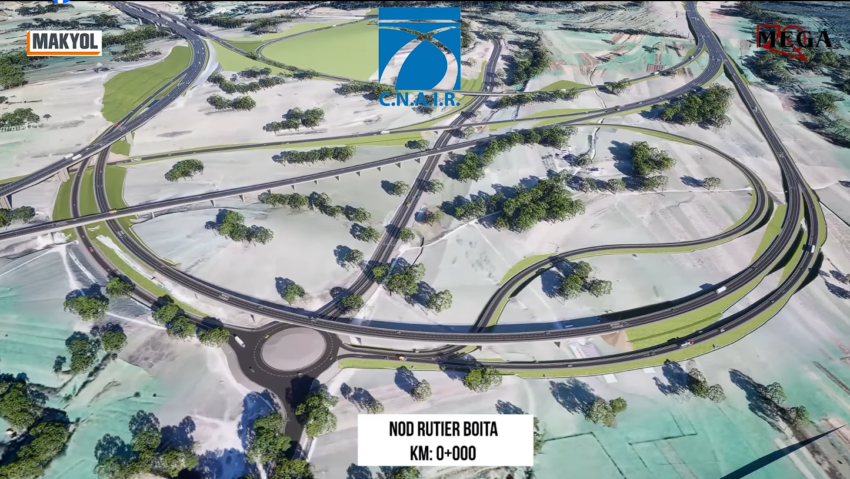 Cel mai complex nod rutier din România se va construi lângă Sibiu, la Boița