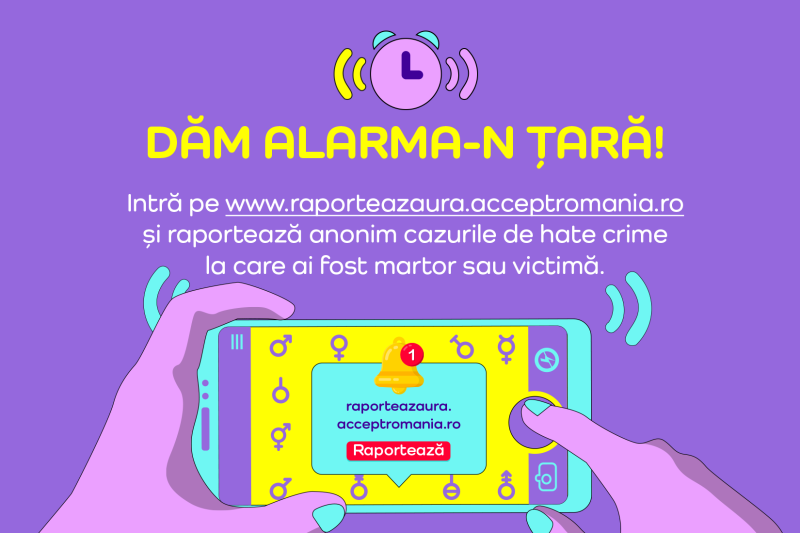 Românii pot raporta anonim infracțiunile motivate de ură împotriva persoanelor LGBTQ+ și a altor grupuri vulnerabile