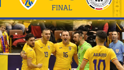 România, victorie de… tenis la futsal, contra Germaniei