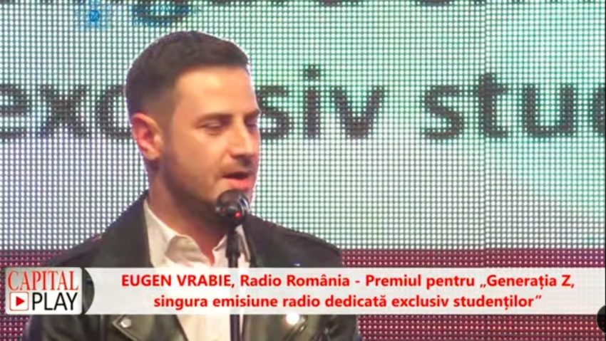 Eugen Vrabie, realizator București FM, premiat la Gala Premiilor Capital 2024 Eugen Vrabie, realizator București FM, premiat la Gala Premiilor Capital 2024