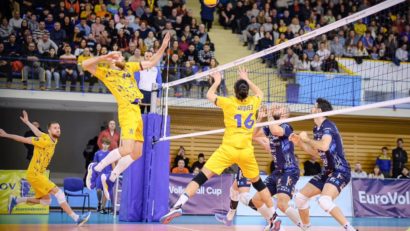 Voleibaliștii brașoveni, învinși de Trentino în CEV Cup