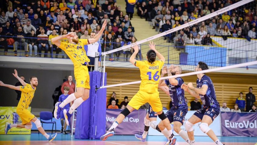Voleibaliștii brașoveni, învinși de Trentino în CEV Cup
