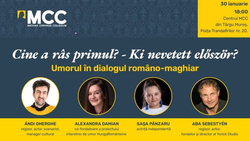 Cine a râs primul? Umorul în dialogul româno-maghiar Cine a râs primul? Umorul în dialogul româno-maghiar