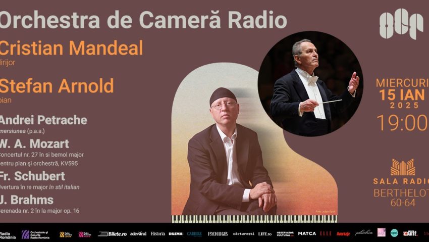 Cristian Mandeal dirijează primul concert al noului an la Sala Radio Cristian Mandeal dirijează primul concert al noului an la Sala Radio