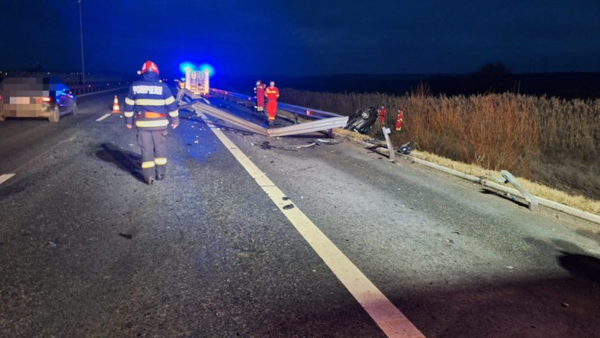 Accident rutier pe A3, sensul de mers Luduș-Târgu Mureș Accident rutier pe A3, sensul de mers Luduș-Târgu Mureș