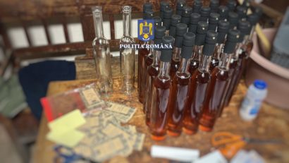 Peste 10.000 de țigări, 900 de litri alcool distilat și 68.000 de euro, confiscate de polițiștii mureșeni