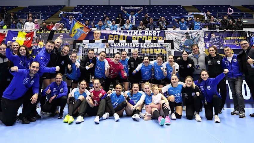 CSM București, victorie categorică în Liga Campionilor